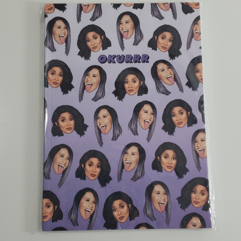 Cardi B -OKURRRR Lined pages Journal
